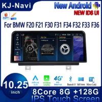 10.25 Inch Android 14 Car Radio For BMW F20 F21 F30 F31 F34 F32 F33 F36 NBT System Wireless CarPlay Auto Touch Screen Monitor