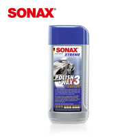 SONAX 極致煥新護膜WAX3 德國原裝 微量研磨成分 老車美容 舊漆面適用-急速到貨