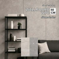 Wallboard PVC Motif Kayu | Stone | Marmer Panel Dinding tebal 2,9m x 60cm x 8mm Dinding Interior Est