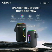 Vivan VS21 Speaker Bluetooth 6.0 20W Dynamic Bass USB FDFlashdisk TF Micro CardIPX5 TWS