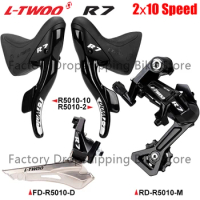 LTWOO R7 2x10 20 Speed Road Bike Shift Lever Derailleurs Groupset Compatible Shimano Bicycle Accessories Factory Dropshipping