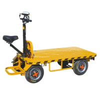 Hand Beach Trolley 800-1000kg Loading Platform Wagon Garden Warehouse Handling Tools Electric with 4 Wheels