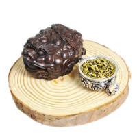 【十方佛教文物】貔貅{小葉紫檀}&聚寶盆(平安財運順利)