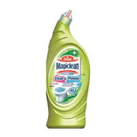 น้ำยาทำความสะอาดโถสุขภัณฑ์ MAGIC CLEAN รุ่น กลิ่นฟอเรสท์เฟรช ขนาด 650 มล. สีเขียว