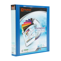 แฟ้ม 2 ห่วง A4 สัน 3.5 ซม. น้ำเงิน ตราช้าง 9230V