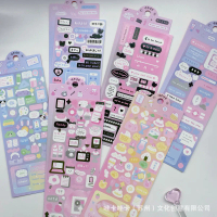 Cross-Border Cute Wa Card Journal Stickers Goo Card DIY Material Cute Graffiti Deco Decorative Stick
