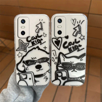 เคสโทรศัพท์, ขายร้อน, สำหรับ Infinix GT 30 Pro, ลายสุนัขและแมวน่ารัก, กันกระแทก, โปร่งใส, เคส Softca
