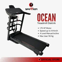 [SPORTKER] Treadmill Elektrik Ocean Alat Olahraga Lari | Alat Olahraga | Alat Fitness | Treadmill | 