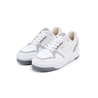 FILA COURT FEATHERY 中性復古休閒板鞋-白/粉 4-C125Z-111