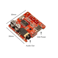 Bluetooth-compatble Receiver Wireless Decoder Board Module Audio Receiver JL6925A Stereo Music Lossless Decoding Stereo Output