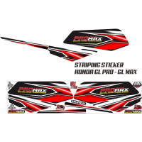 COD COD / VARIASI HONDA GL PRO/GL MAX STRIPING/STICKER VARIASI CUSTOM TERBARU/NEW CUSTOM POLET STICK