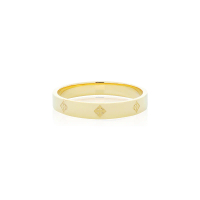 AKE AKE Rituals Cross Wedding Band Xtreme PM-24K Gold  แหวนเงินชุบทองคำ 24K Gold