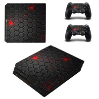 Custom Design Cube PS4 Pro Skin Sticker For Sony PlayStation 4 Console and Controllers PS4 Pro Skin Stickers Decal Vinyl