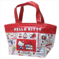 日貨 Hello Kitty 手提袋 便當袋 保溫袋 收納袋 保溫 保冷 野餐 KT 三麗鷗 J00015087