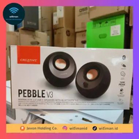 Creative Pebble V3 Bluetooth 5.0 Portable Dual 2.0 PC Speaker USB C Putih/White