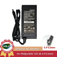 Original 36W 12V 3A 5.5*2.5mm AC Adapter Charger ADPC1236 DA-36Q12 For Philips AOC 224CL2 234CL2 234E5Q LCD Monitor Power Supply