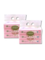 2 แพ็ก Extra Soft Moisture Facial Tissue ทิชชู่ผสมมอยส์เจอร์ ชนิดนุ่มพิเศษ 1แพ็ก/3ห่อ 80แผ่น/ห่อ