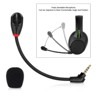 Replace Omnidirectional 3.5mm Jack Microphone for Kingston HyperX Cloud Flight S Gaming Headset Accessory 15cm Mic Noise Reduct