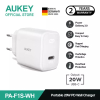 Aukey AUKEY Charger Type C 20W PA-F1S White PD 3.0 Fast Charging