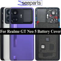 For Oppo Realme GT Neo 5 RMX3706 Battery Cover Glass Panel Rear Door Housing Replace For Realme GT3 RMX3709 gt neo5 Back Cover