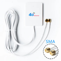 28dBi High Gain 3G 4G LTE Router Modem Aerial External Antenna Dual SMA With 2M RG174 Cable