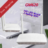 3Pcs/Lot GM620 Gpon Onu Ont WIFI Router 1GE+3FE WLAN+2.4g&amp;5g WIFI AC Optical Network Terminal Second Hand