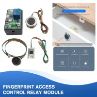 Fingerprint Access Control Relay Module DC3.5V-30V Door Lock Controller Switch Fingerprint Induction Electric Lock Control Board