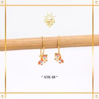 ANTING EMAS ANAK KARAKTER UNICORN EMAS ASLI KADAR 16K (700) ANTING ANAK UNICORN KODE ATK 48 SUNNIES 