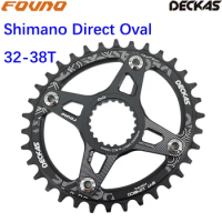 Deckas Chainring Oval for Shimano Direct Mount Spider adapter 12 speed M6100 M9100 M9120 M8100 M8120 M8130 M7100 MT900 XTR SLX