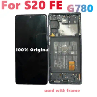 AMOLED S20 FE LCD For Samsung S20 FE S20 Fan Edition Display Touch Digitizer Assembly For S20 FE 5G SM-G780F SM-G781B LCD