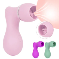 Nipple Sucker Stimulator Vibrator Female Breast Enlargement Nipples Massager Licking Vibrator Sex Toys For Women Vibrating Eggs