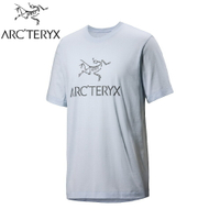【ARC'TERYX 始祖鳥 男 Arc'Word Logo 短袖休閒T恤《天藍》】X000007991/棉T/運動衫/排汗衣