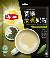 立頓 奶茶 絕品醇 翡翠茉香奶綠奶茶(19gX15入/袋)