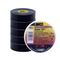 50rolls Black Electrical Tapes 19*20MM PVC Waterproof Flame Retardant Lead-free insulation Tape