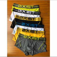 COD กางเกงในชาย  ทรงboxer ผ้าลื่นTikTok