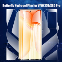 Hydrogel Film for VIVO X60 X70 X80 X90 Pro Plus Full Coverage Butterfly Protective Film for vivo x70 x80 x90 pro Not Glass
