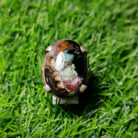 Batu Garut ring perak custom tanam