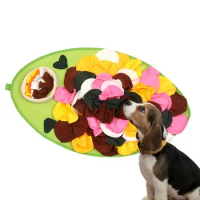 Dog Feeding Mat Puzzle Pet Dog Snuffle Mat Dog Puzzle Toy Slow Feeding Bowl Smell Training Blanket Dog Enrichment Toys Encourage