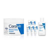 【CeraVe 適樂膚】新客限定 熱賣乳霜組★長效潤澤修護霜 340g(臉部身體乳霜)