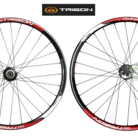TRIGON MCWC23 carbon fiber rings ultra light 26" inch MTB bicycle bike wheels wheelset disc brake reducer round spokes 28 holes