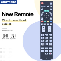 New N2QAYB000746 Remote Control for Panasonic TV TH-L47DT50A TH-L42ET50A TH-L55WT50A TH-P50ST50A TH-P60ST50A TH-P65ST50A