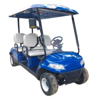CE Approved Electric Sightseeing Scooter 4 Wheel Golf Car Vehicle Electric Golf Cart 2 4 6 Seat With Rain Cover