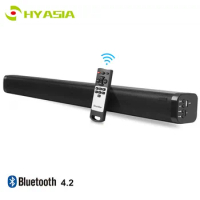 HYASIA 40W Bluetooth 4.2 Soundbar TV AUX Coaxial TF Wireless Sound bar Bluetooth Speaker TV Home Theater Sound System Parlantes