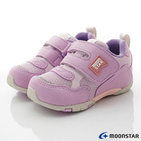 日本月星Moonstar機能童鞋HI系列十大機能寶寶鞋CRB155HI9粉(寶寶段)