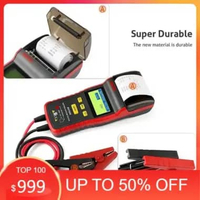 Battery Tester with Thermal Printer ANCEL BST500 12V 24V Truck Checker BST-500 Accu Aki Batere Temuk