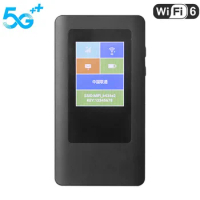 Unlocked 5G Portable WiFi Router Dual Band 2.4G/5.8G Wireless MiFi Modem WiFi 6 3600Mbps Mobile Hotspot 5G Router Sim Card Slot