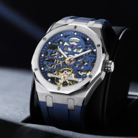 New AILANG Brand Men's Mechanical Watch Skeleton Luminous Waterproof Fashion Luxury Automatic Men's Watch