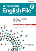 American English File Teacher’s Book 5 (with Teacher’s Resource Center) 3/e Oxenden  OXFORD