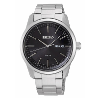 SEIKO精工 質感簡約太陽能時尚腕錶V158-0BE0D/SNE527P1