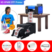 DTF Printer A3 impressora DTF For Epson XP600 dtf trasnfer printer A3 dtf powder shaker printing machine For tshirt fabric print